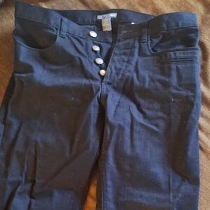 Black H&M Button-Fly Jeans/Pants